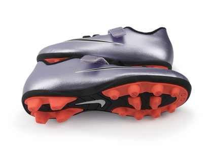 Nike Kids Mercurial Vortex II V FG-R Urban Lilac/Bright Mango/Black