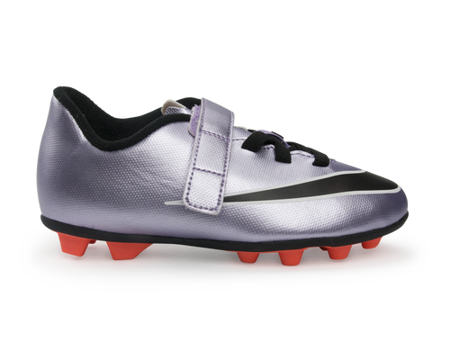 Nike Kids Mercurial Vortex II V FG-R Urban Lilac/Bright Mango/Black