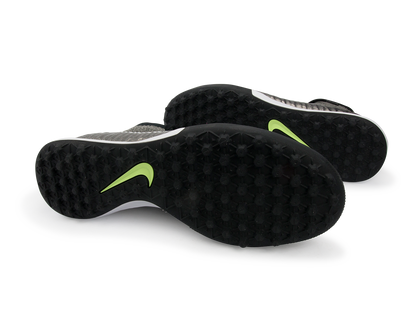 Nike Men's MagistaX Proximo Turf Soccer Shoes Metallic Pewter/Ghost Green/Black