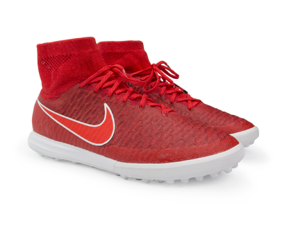 Nike Men's MagistaX Proximo Turf Soccer Shoes Challenge Red/Bright Crimson/White