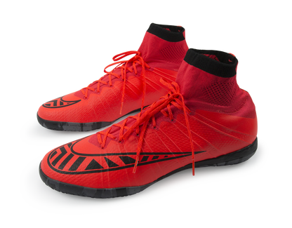 Nike Men's MercurialX Proximo Indoor Soccer Shoes Bright Crimson/Black/Bright Crimson