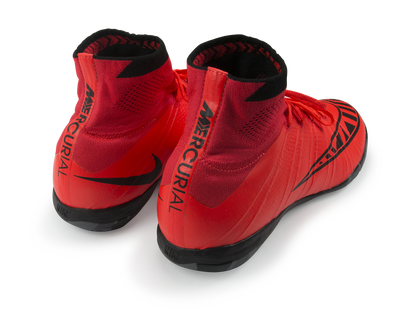Nike Men's MercurialX Proximo Indoor Soccer Shoes Bright Crimson/Black/Bright Crimson