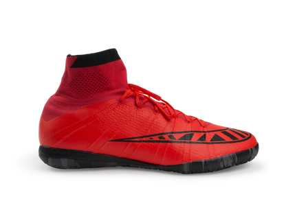 Nike Men's MercurialX Proximo Indoor Soccer Shoes Bright Crimson/Black/Bright Crimson