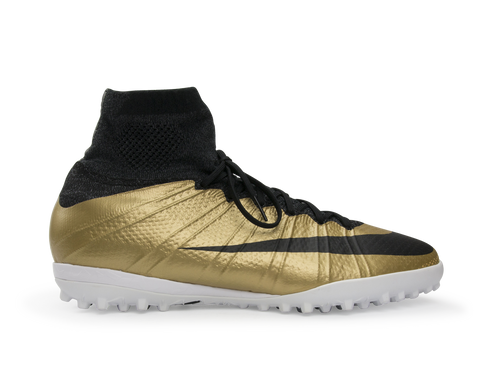 Nike Men's MercurialX Proximo Turf Soccer Shoes Metallic Gold/Black/Tour Yellow