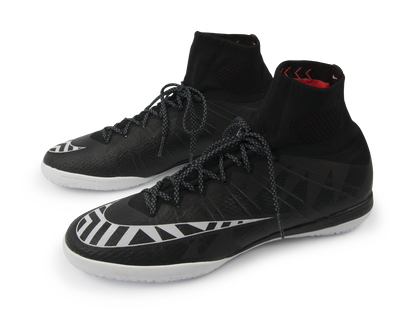 Nike Men's MercurialX Proximo Street Indoor Soccer Shoes Black/White/Hot Lava/Anthrct