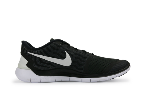 Nike Men's Free 5.0 Running Shoes Black/White/Dark Grey