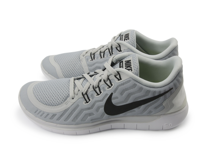 Nike Men's Free 5.0 Running Shoes Pure Platinum/Black/Wolf Grey