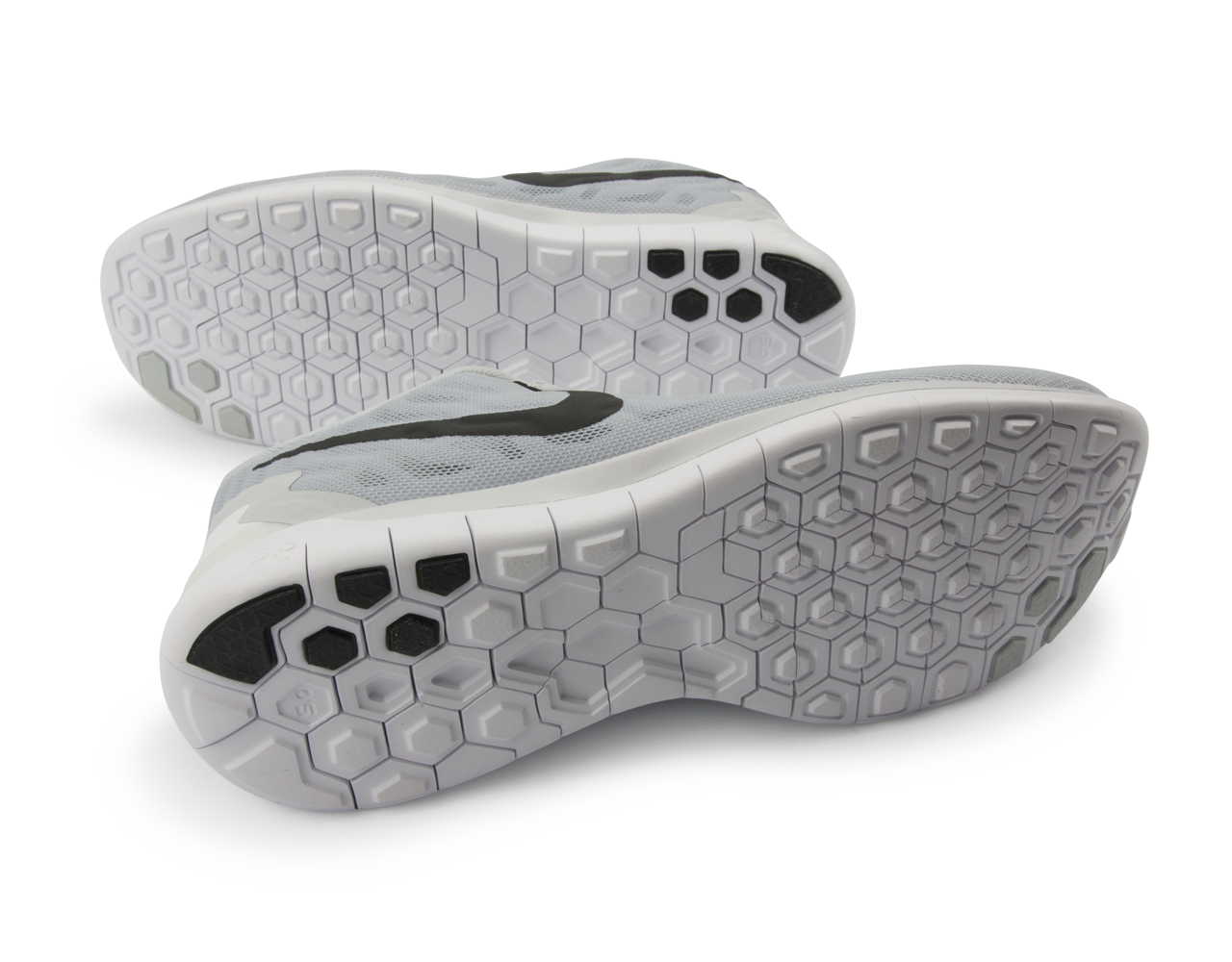Nike Men's Free 5.0 Running Shoes Pure Platinum/Black/Wolf Grey