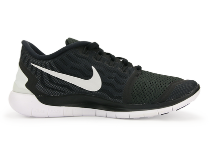 Nike Women's  Free 5.0 Running Shoes Black/White/Dark Grey