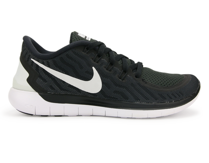 Nike Women's  Free 5.0 Running Shoes Black/White/Dark Grey