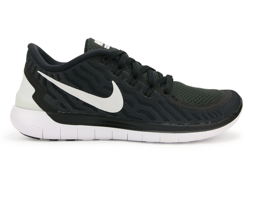 Nike Women's  Free 5.0 Running Shoes Black/White/Dark Grey