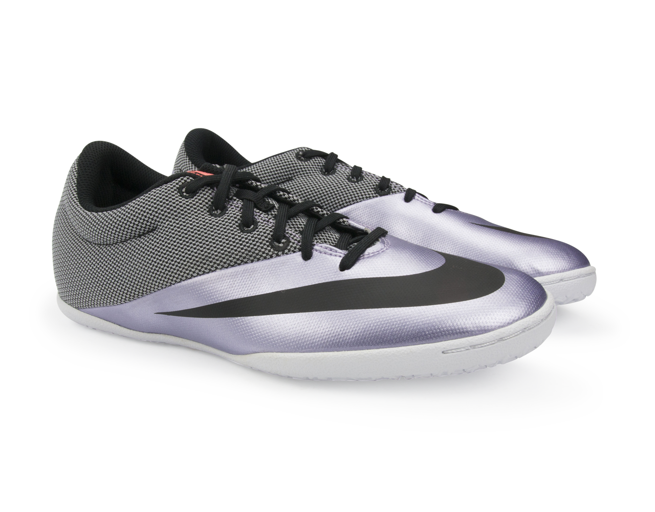 Nike Men's MercurialX Pro Indoor Soccer Shoes Urban Lilac/Black/Bright Mango Lilas Urban