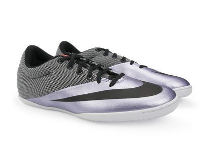 Nike Men's MercurialX Pro Indoor Soccer Shoes Urban Lilac/Black/Bright Mango Lilas Urban