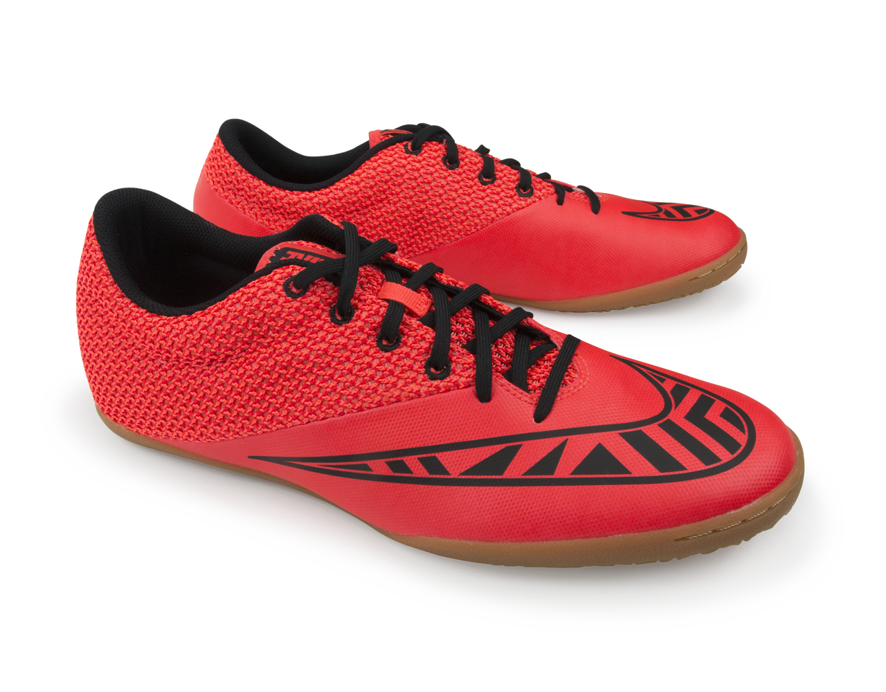 Nike Men's Mercurial Pro Indoor Soccer Shoes  Bright Crimson/Black/Hot Lava