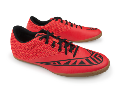 Nike Men's Mercurial Pro Indoor Soccer Shoes  Bright Crimson/Black/Hot Lava