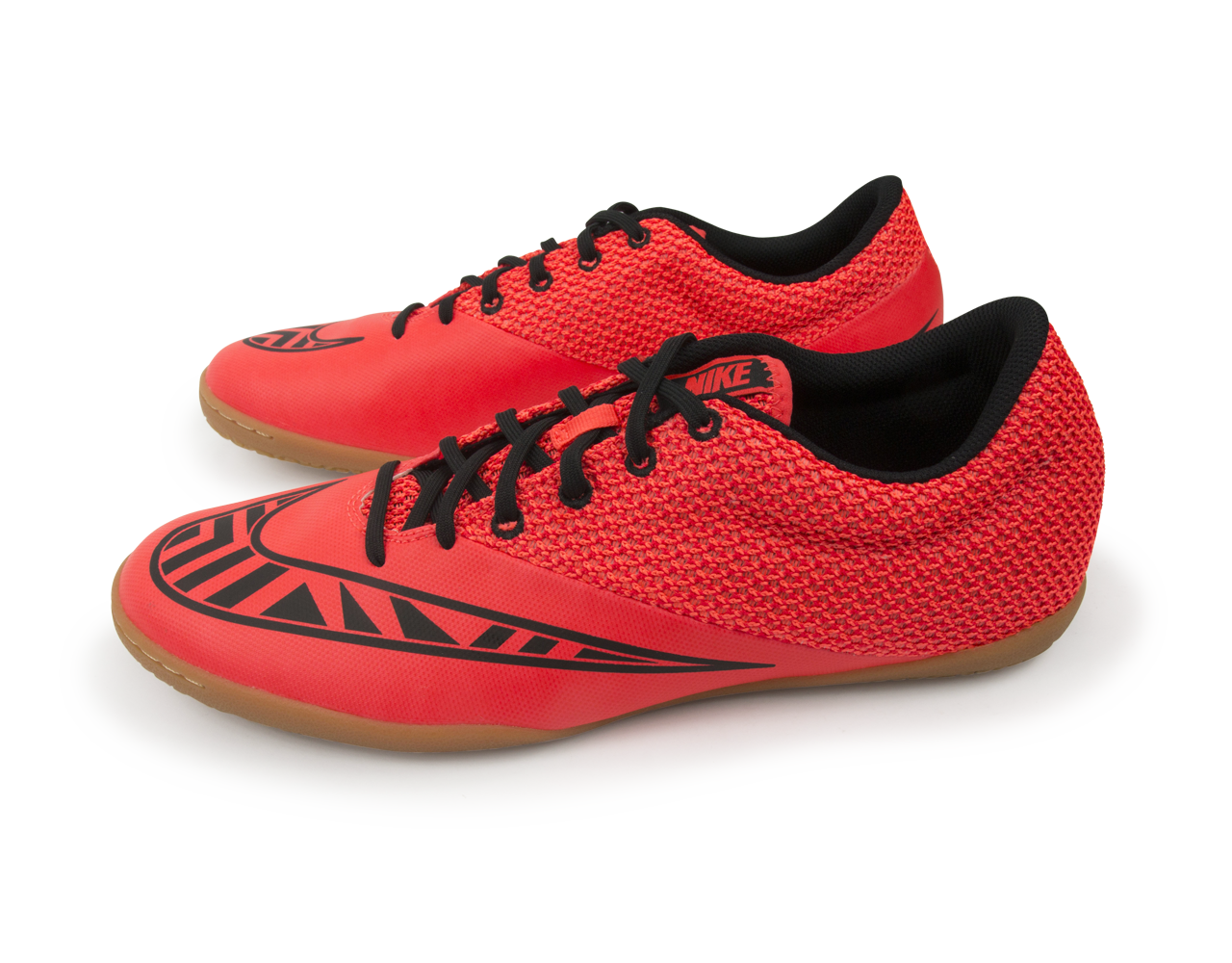 Nike Men's Mercurial Pro Indoor Soccer Shoes  Bright Crimson/Black/Hot Lava