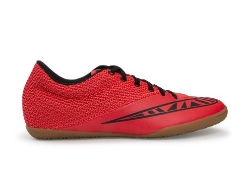 Nike Men's Mercurial Pro Indoor Soccer Shoes  Bright Crimson/Black/Hot Lava