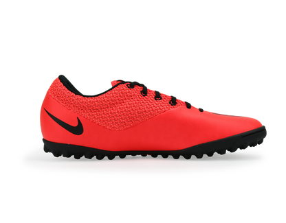 Nike Men's Mercurial Pro Turf Soccer Shoes  Bright Crimson/Black/Hot Lava
