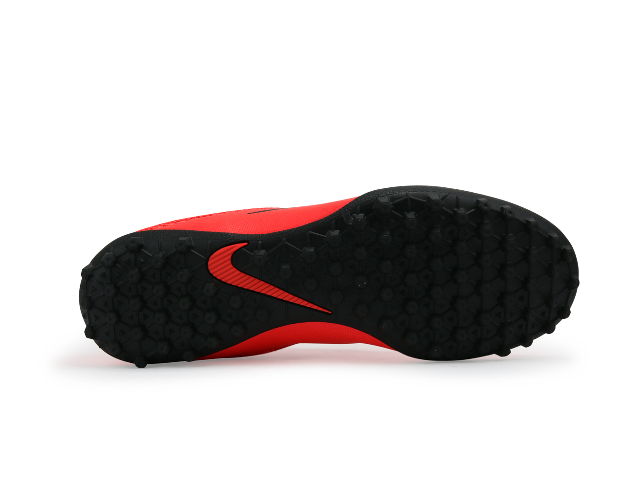 Nike Men's Mercurial Pro Turf Soccer Shoes  Bright Crimson/Black/Hot Lava