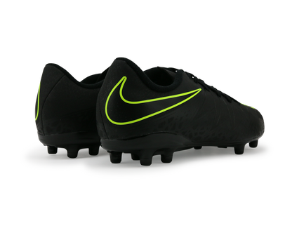 Nike Kids Hypervenom Phelon II FG Black/Black/Volt