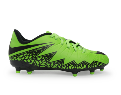 Nike Kids Hypervenom Phelon FG Green Strike/Black