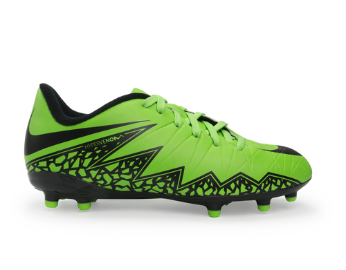 Nike Kids Hypervenom Phelon FG Green Strike/Black