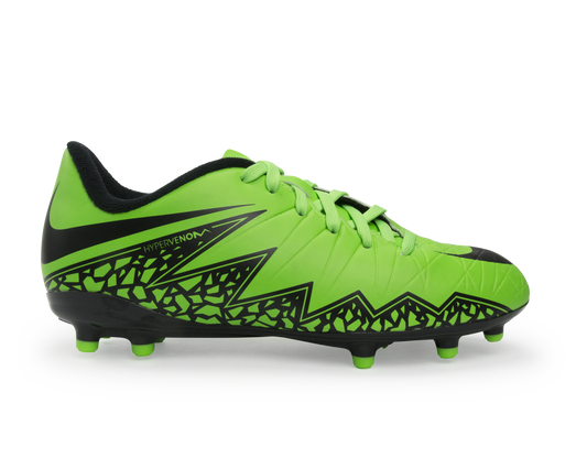 Nike Kids Hypervenom Phelon FG Green Strike/Black
