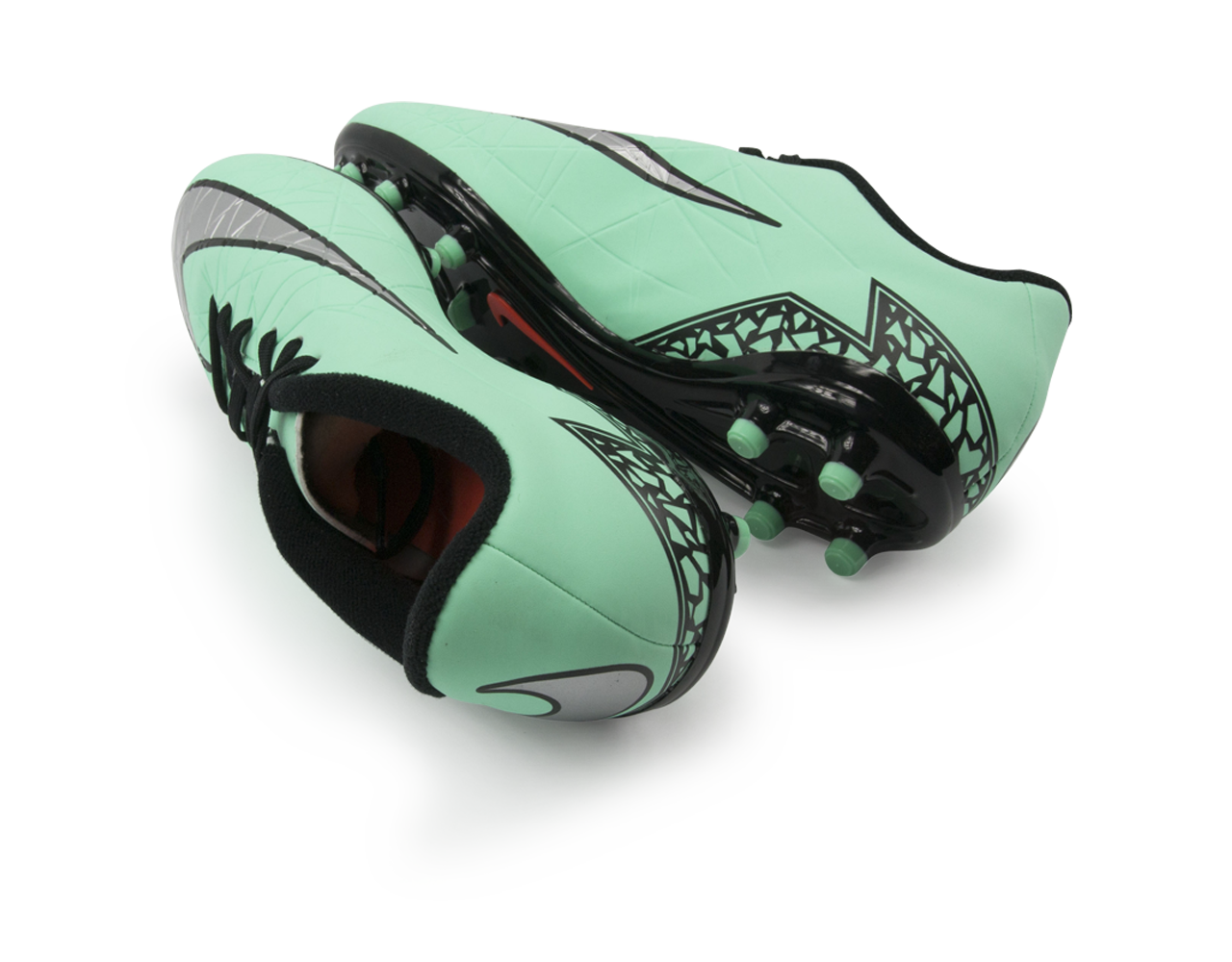 Nike Kids Hypervenom Phelon II FG Green Glow/Metallic Silver/Hyper Orange