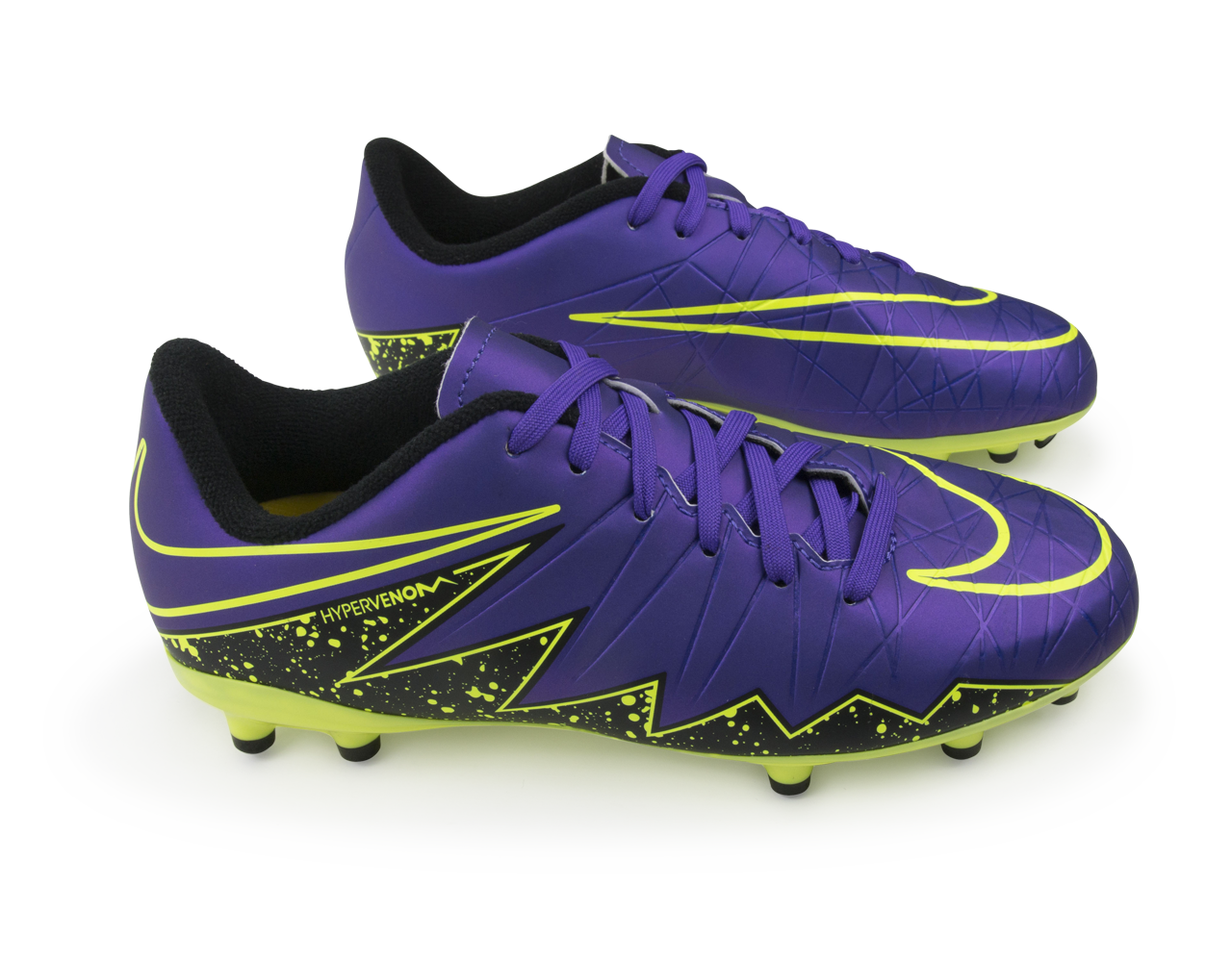 Nike Kids Hypervenom Phelon II FG Hyper Grape/Black/Volt
