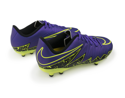 Nike Kids Hypervenom Phelon II FG Hyper Grape/Black/Volt