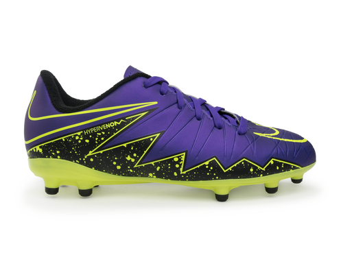 Nike Kids Hypervenom Phelon II FG Hyper Grape/Black/Volt