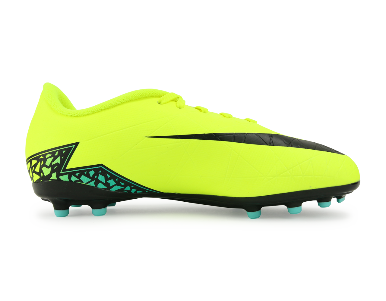 Nike Kids Hypervenom Phelon II FG Volt Black/Hyper Turquoise/Clear Jade