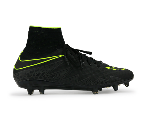 Nike Men's Hypervenom Phantom II FG Black/Black/Volt