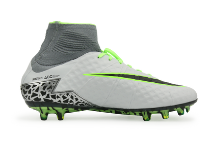 Nike Men's Hypervenom Phantom II FG Pure Platinum/Black/Ghost Green