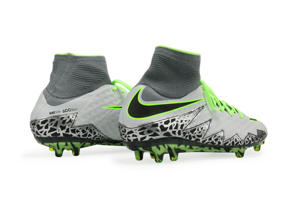 Nike Men's Hypervenom Phantom II FG Pure Platinum/Black/Ghost Green