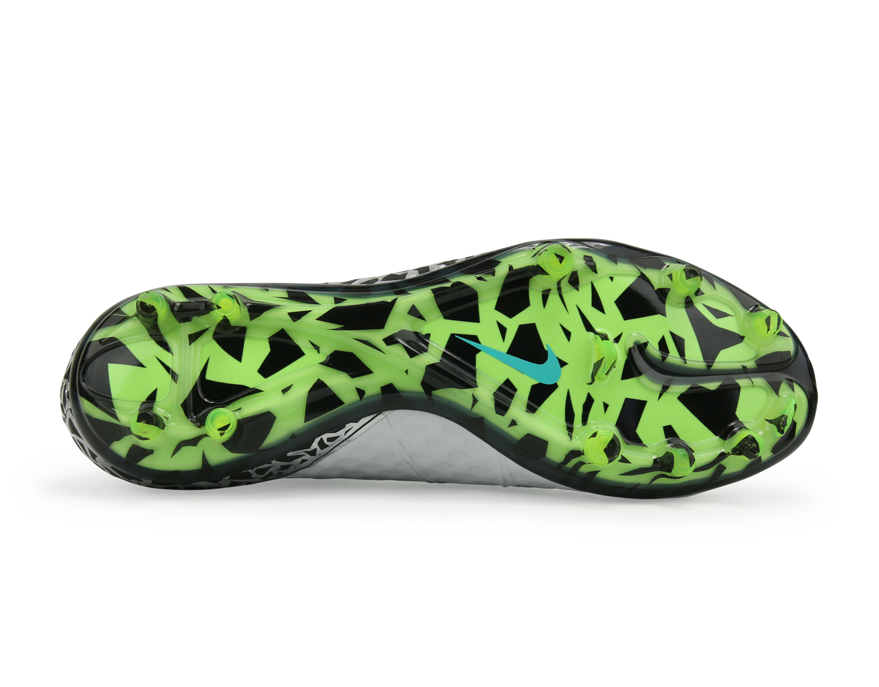 Nike Men's Hypervenom Phantom II FG Pure Platinum/Black/Ghost Green