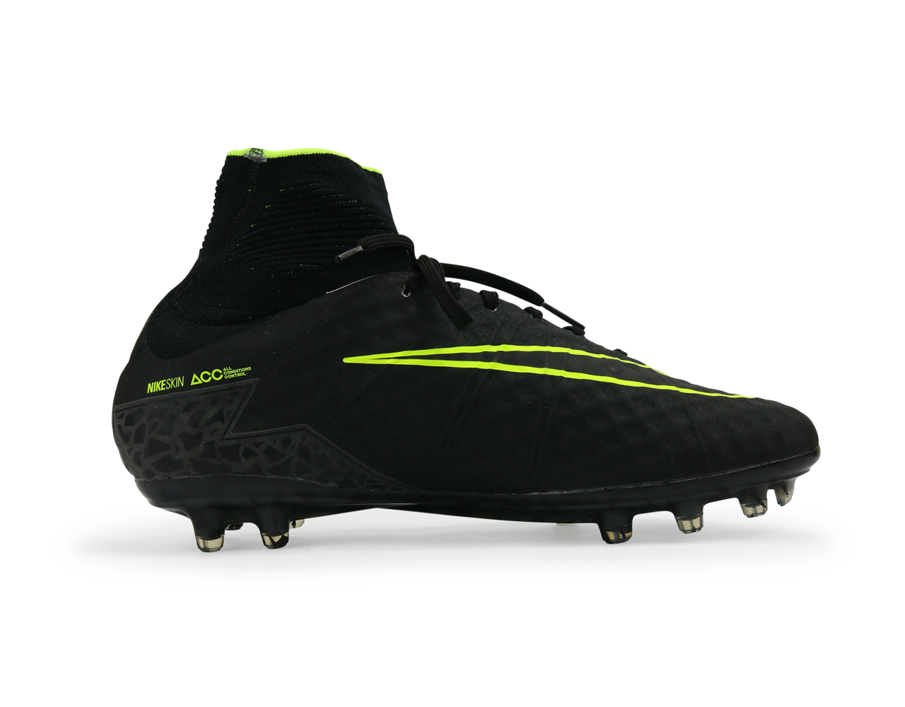 Nike Men's Hypervenom Phantom II FG Black/Black/Volt