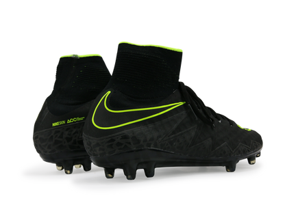 Nike Men's Hypervenom Phantom II FG Black/Black/Volt