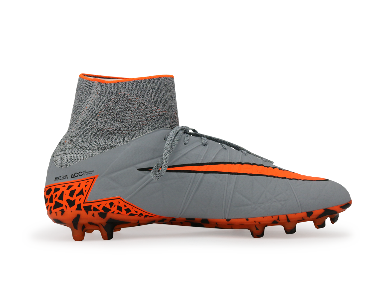 Nike Men's Hypervenom Phantom II FG Wolf Grey/Total Orange/Black