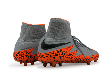 Nike Men's Hypervenom Phantom II FG Wolf Grey/Total Orange/Black