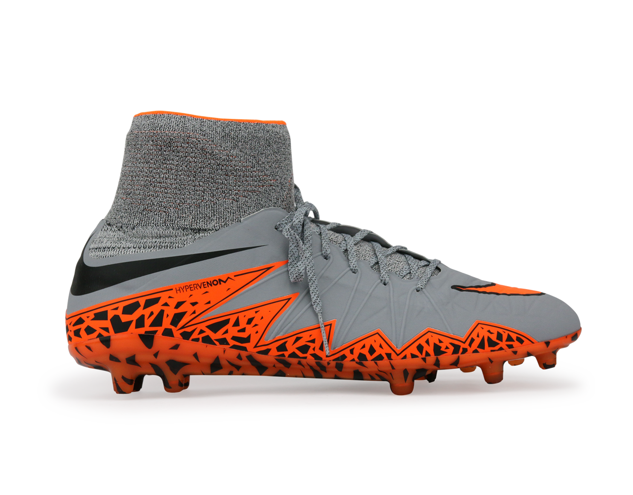Nike Men's Hypervenom Phantom II FG Wolf Grey/Total Orange/Black