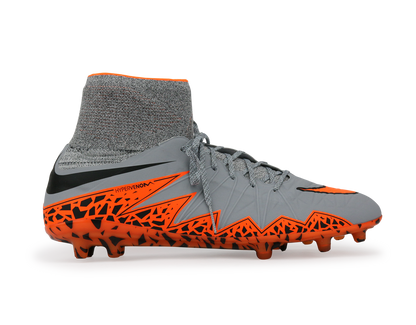 Nike Men's Hypervenom Phantom II FG Wolf Grey/Total Orange/Black
