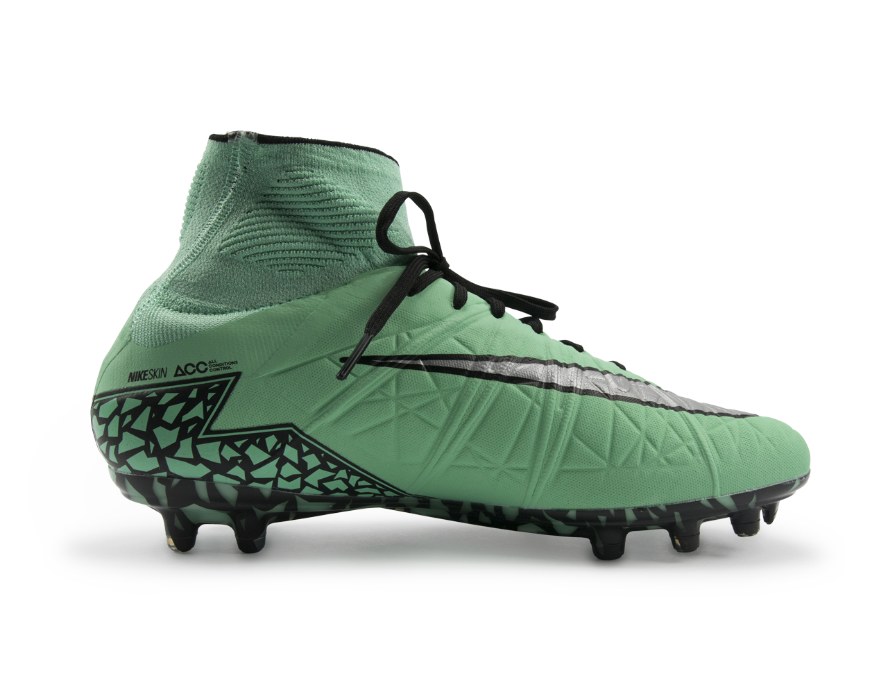 Nike Men's Hypervenom Phantom II FG Green Glow/Metallic Silver/Hyper Orange