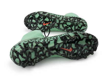 Nike Men's Hypervenom Phantom II FG Green Glow/Metallic Silver/Hyper Orange