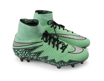 Nike Men's Hypervenom Phantom II FG Green Glow/Metallic Silver/Hyper Orange