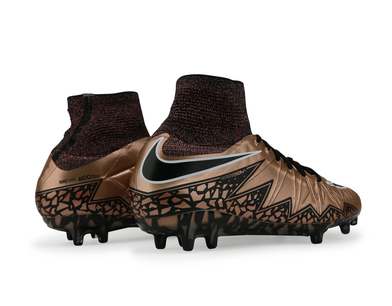 Nike Men's Hypervenom Phantom II FG Metallic Red Bronze/Green Glow/Black