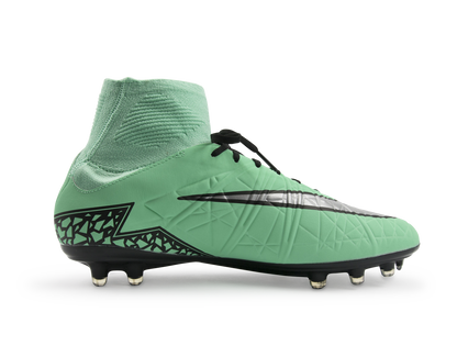 Nike Men's Hypervenom Phatal II DF FG Green Glow/Metallic Silver/Hyper Orange