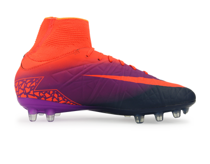 Nike Kids Hypervenom Phantom II FG Total Crimson/Obsidian/Vivid Purple
