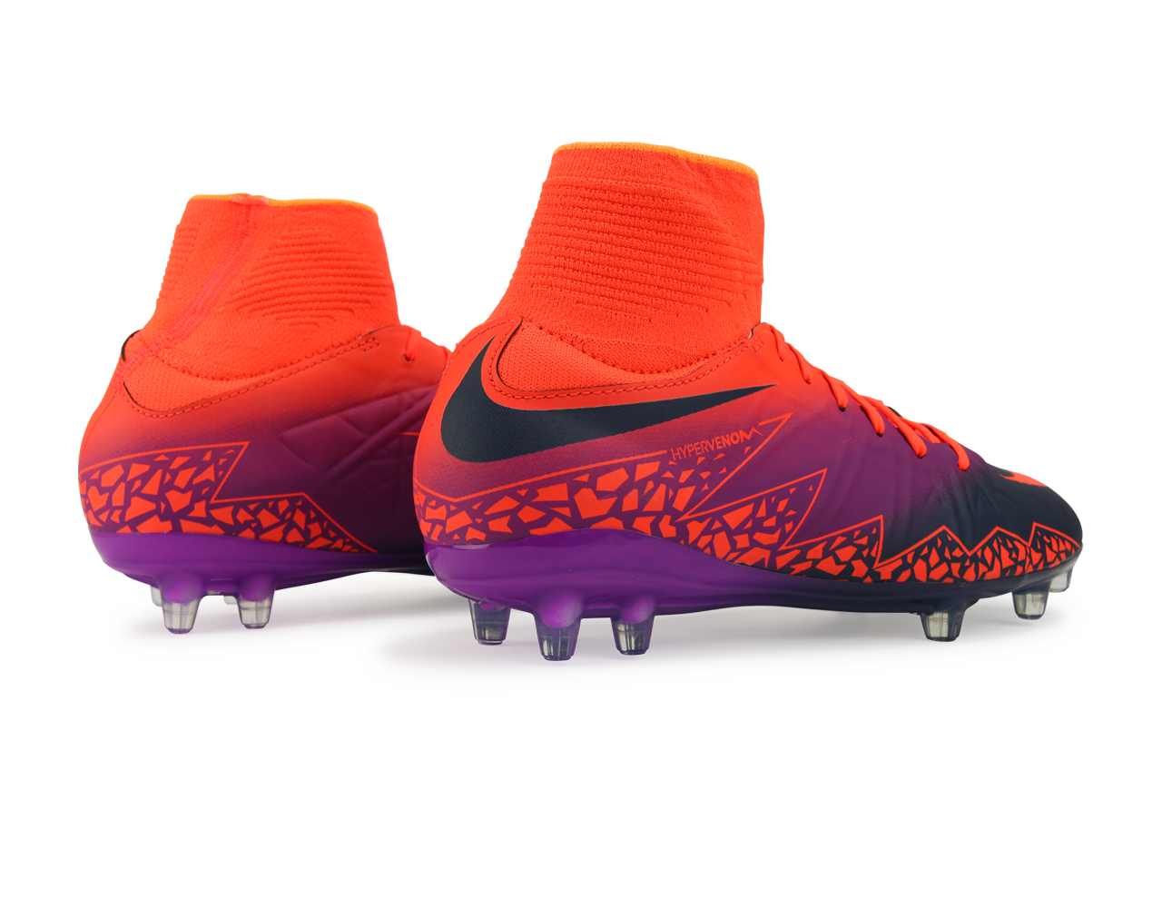 Nike Kids Hypervenom Phantom II FG Total Crimson/Obsidian/Vivid Purple