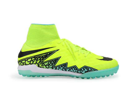 Nike Men's HypervenomX Proximo Turf Soccer Shoes Volt/Black/Black